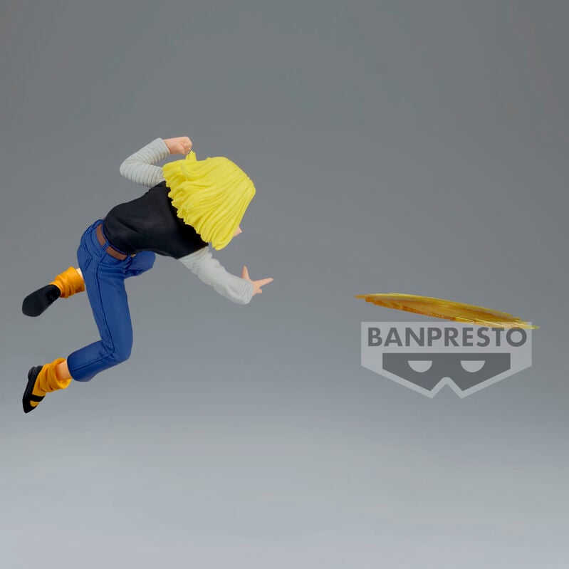 Figura Android 18 Gx Materia de Dragon Ball Z en pose dinámica - 3