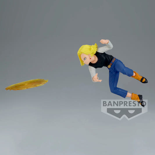 Figura Android 18 Gx Materia de Dragon Ball Z en pose dinámica - 4