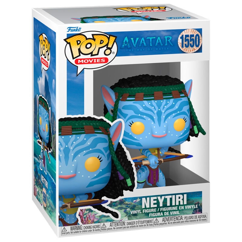 Figura Funko POP! de Neytiri de Avatar: El sentido del agua en caja con ventana