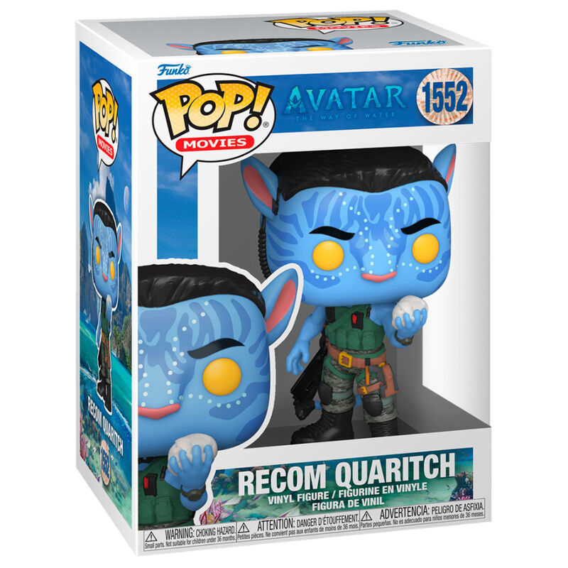 Figura Funko POP! de Recom Quaritch de Avatar El sentido del agua