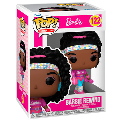 Figura Funko POP! Barbie Rewind con conjunto deportivo rosa y turquesa - 2