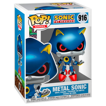 Figura Funko POP! Metal Sonic azul en caja