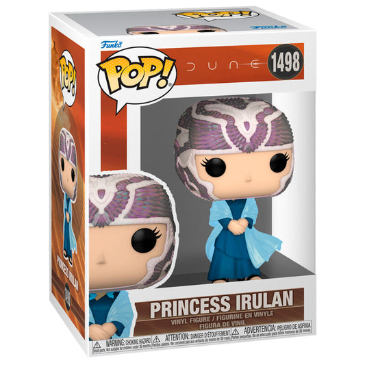Figura Funko POP! de Princess Irulan de Dune 2 con vestido azul y tocado ornamentado - 2