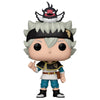 Figura Funko POP! de Asta de Black Clover con personaje alado sobre el sombrero