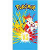 Toalla Pokémon Nintendo azul de microfibra con Pikachu y diseño VS