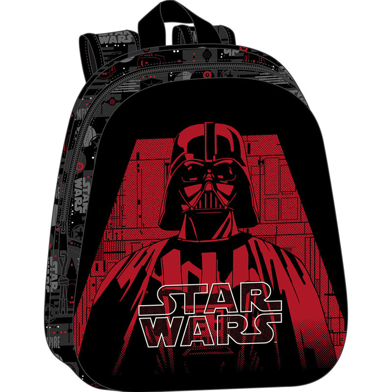 Mochila 3D negra y roja de Darth Vader Star Wars