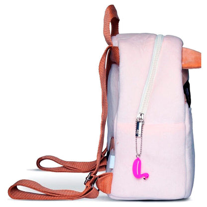 Mochila de peluche rosa de Cam Squishmallows con gafas negras - 2