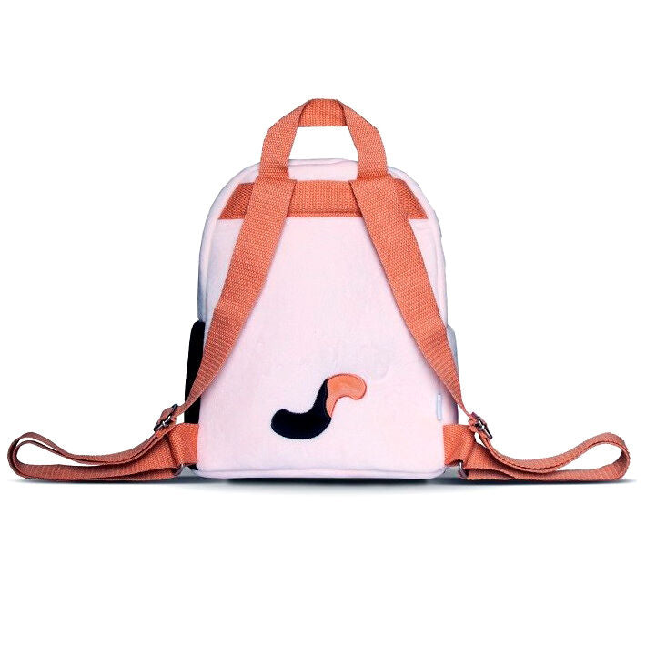 Mochila de peluche rosa de Cam Squishmallows con gafas negras - 3