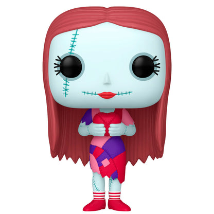 Figura Funko POP! de Sally con vestido de retales y corazón rojo