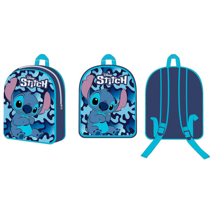 Mochila azul de Disney Stitch con estampado de camuflaje - 2