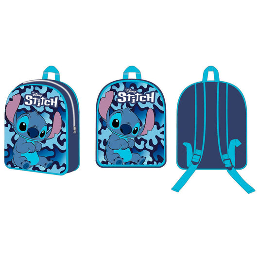 Mochila azul de Disney Stitch con estampado de camuflaje - 2
