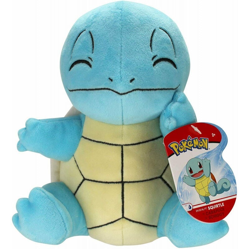 Peluche de Squirtle Pokémon azul de 20 cm