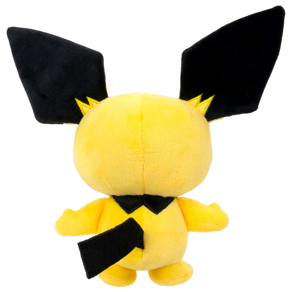 Peluche de Pichu Pokémon amarillo de 20 cm con grandes orejas negras - 3
