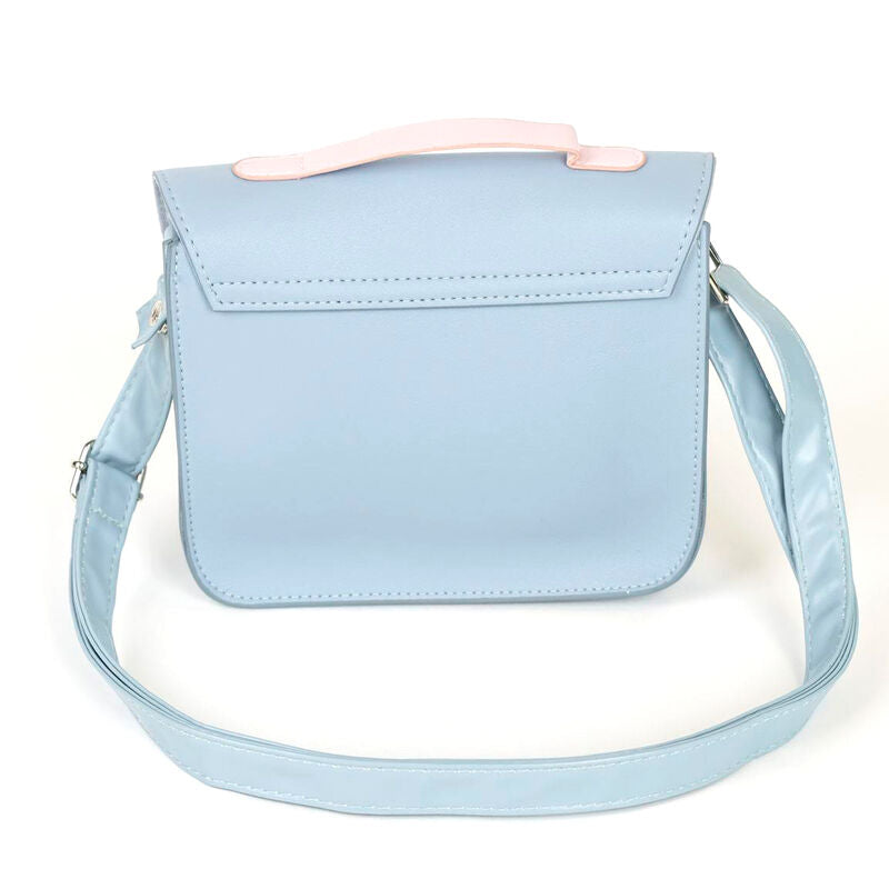 Bolso bandolera azul de Stitch Disney con detalles rosas - 2