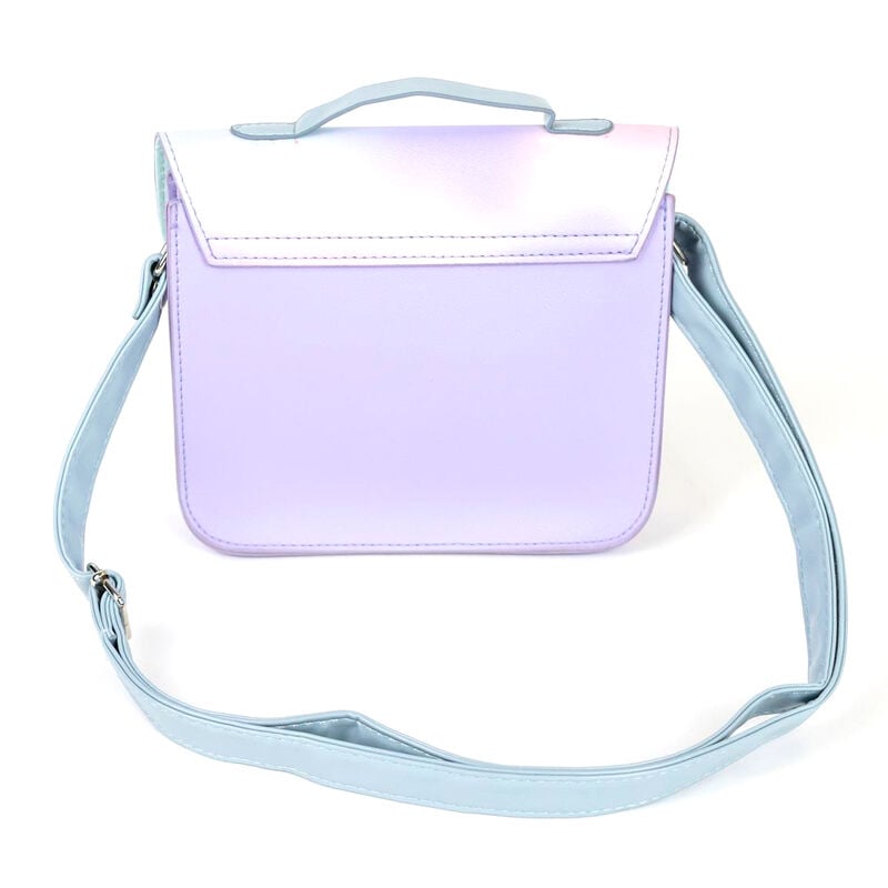 Bolso bandolera satchel Frozen Disney con ilustración de Elsa en tonos pastel - 3