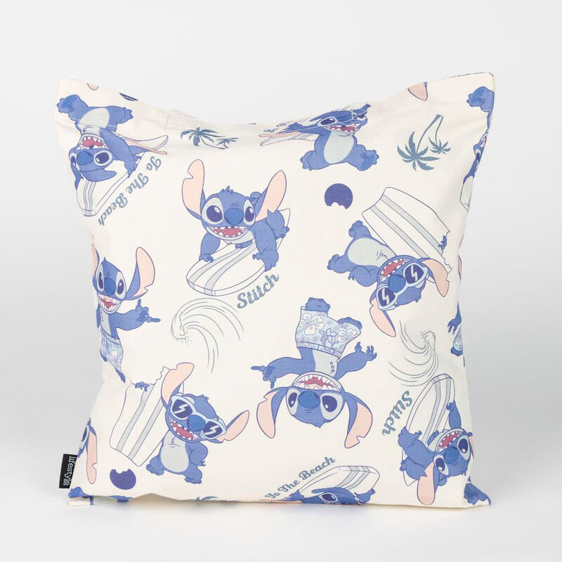 Bolsa shopping Disney Stitch con estampado de playa y asas largas - 2