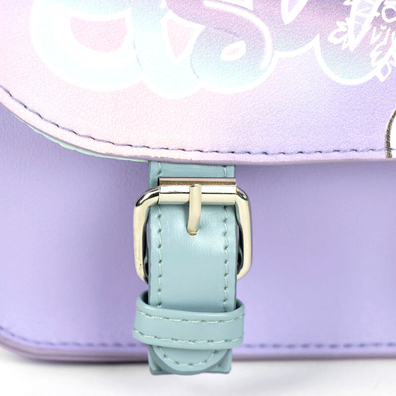 Bolso bandolera satchel Frozen Disney con ilustración de Elsa en tonos pastel - 4