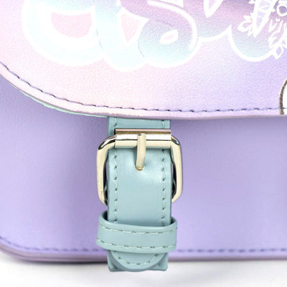 Bolso bandolera satchel Frozen Disney con ilustración de Elsa en tonos pastel - 4