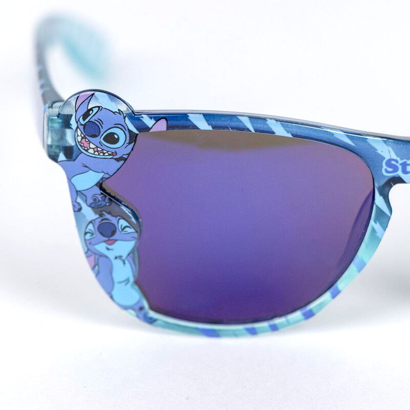 Gafas de sol azules de Stitch Disney con cristales morados - 2