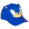 Gorra azul de Sonic the Hedgehog con rostro del personaje