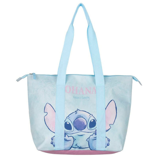 Bolsa de playa azul de Stitch Disney con asas largas