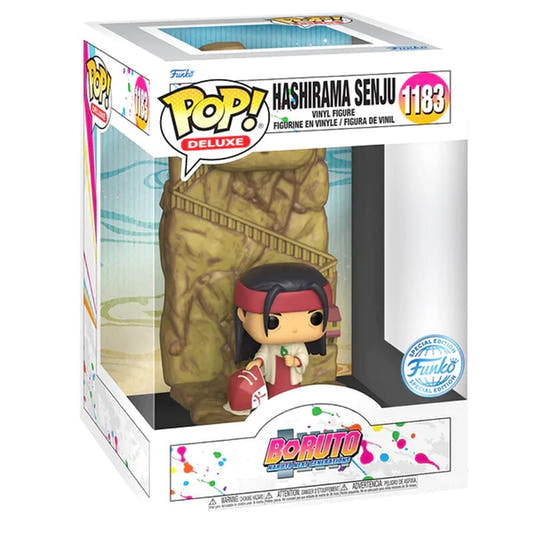 Figura Funko POP Deluxe de Hashirama Senju de Boruto en su caja