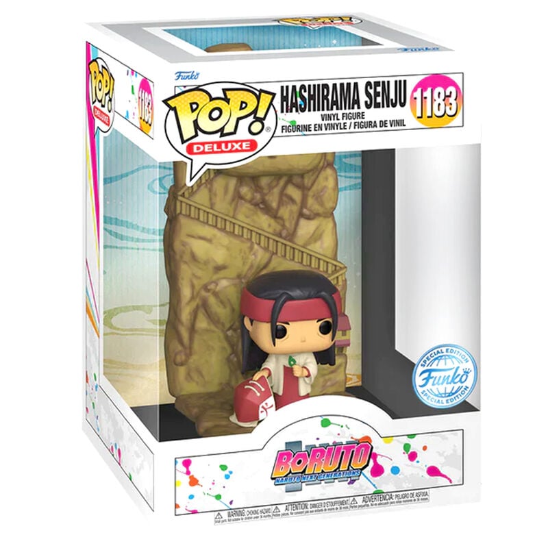 Figura Funko POP Deluxe de Hashirama Senju de Boruto en su caja