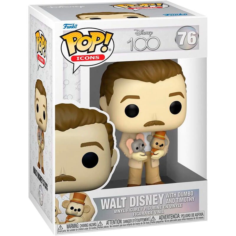 Figura Funko POP! de Walt Disney con Dumbo y Timothy en caja