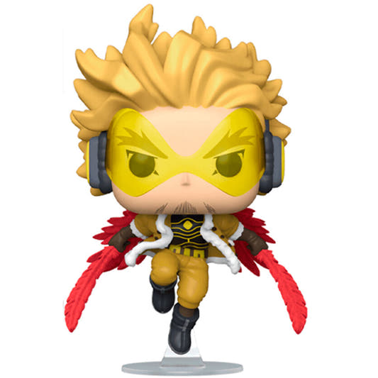Figura Funko POP! Flocked de Hawks de My Hero Academia en caja con ventana - 2