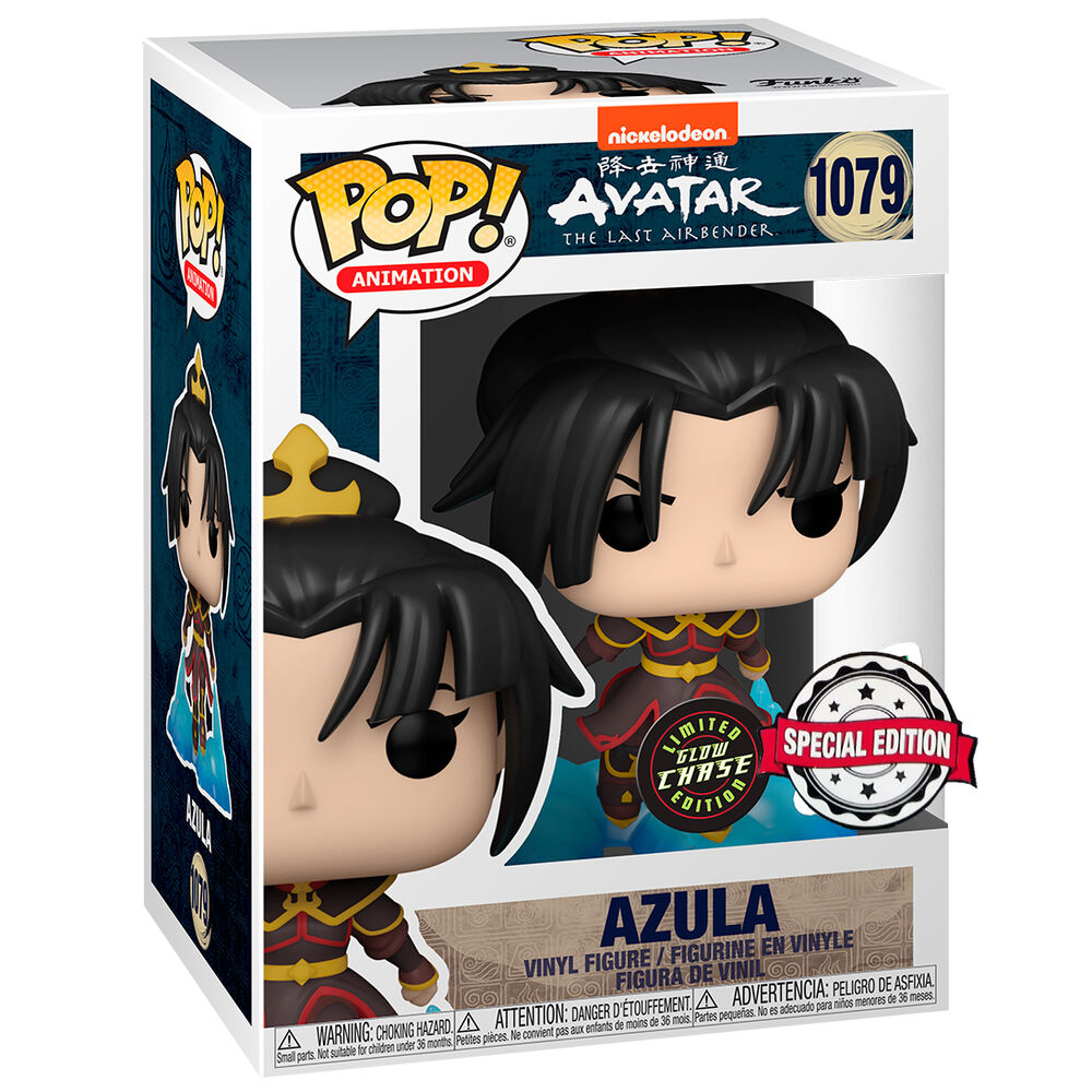 Figura Funko POP! Azula de Avatar: The Last Airbender en caja con ventana