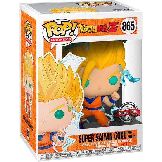 Funko POP! Super Saiyan Goku de Dragon Ball Z en caja con ventana
