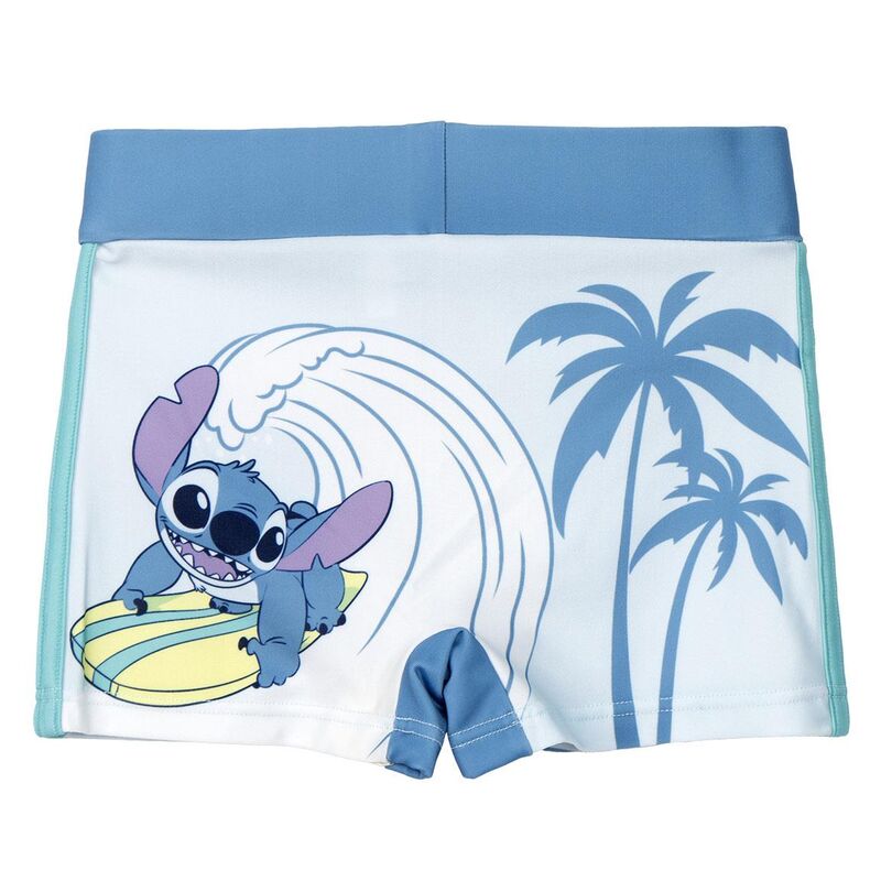 Bañador bóxer infantil de Stitch Disney con estampado de surf - 2