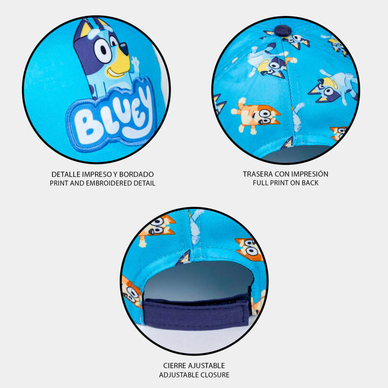 Gorra azul de Bluey con visera azul marino - 4