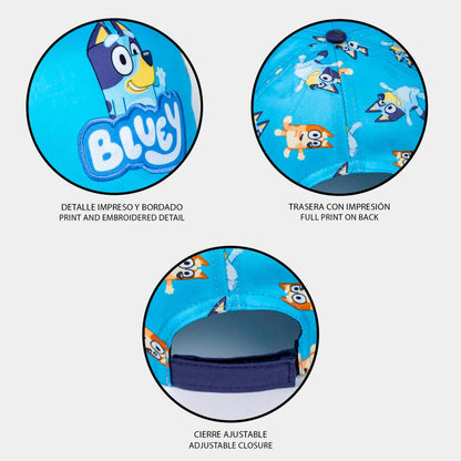 Gorra azul de Bluey con visera azul marino - 4