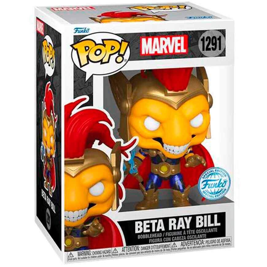 Figura Funko POP! Marvel de Beta Ray Bill Exclusive en caja con ventana
