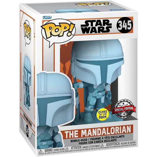 Figura FUNKO POP! The Mandalorian nº 345 en caja con ventana