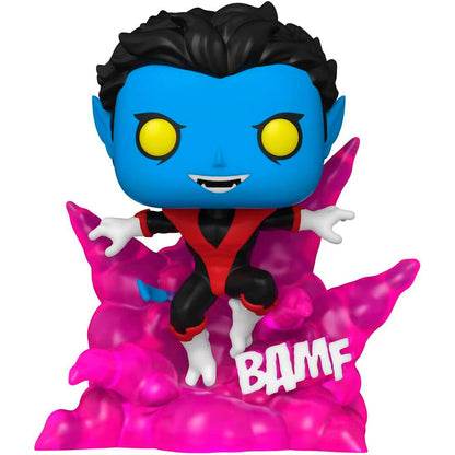 Figura POP! de Nightcrawler de X-Men con efecto magenta BAMF