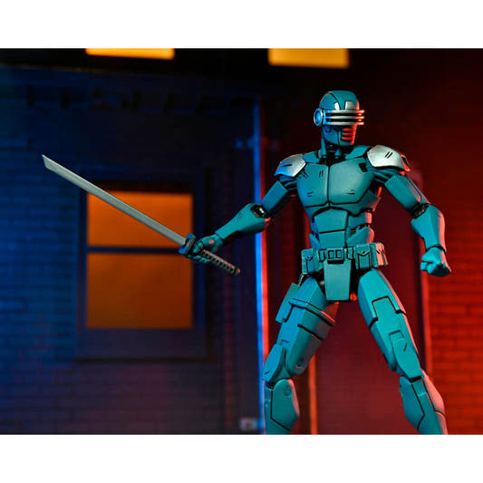 Figura articulada NECA Synja Patrol Bot de The Last Ronin con espada y accesorios - 7