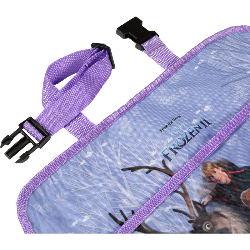Organizador de coche Disney Frozen II morado con bolsillos y correas - 2