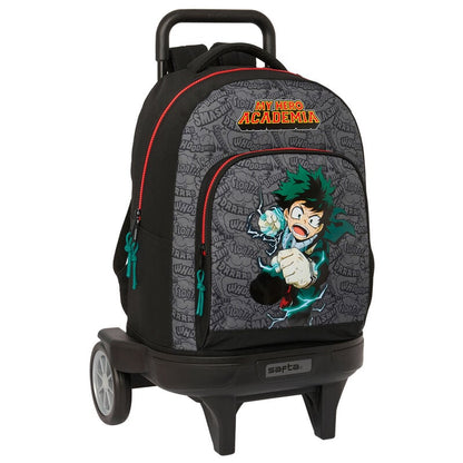Trolley mochila SAFTA de My Hero Academia con ilustración de Izuku Midoriya