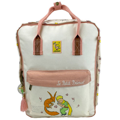 Mochila de El Principito con ilustración del Principito y el zorro