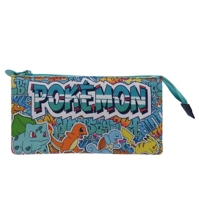 Portatodo Pokémon Urban Colors con compartimentos y tirador de Poké Ball