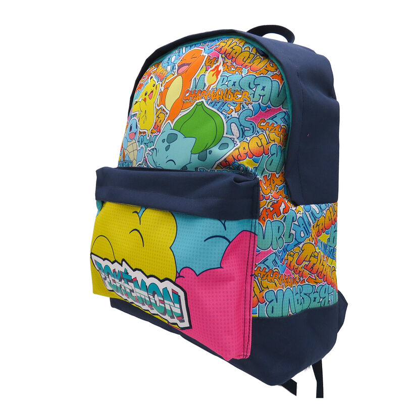 Mochila Pokémon Urban Colors con Pikachu, Charmander, Squirtle y Bulbasaur - 2