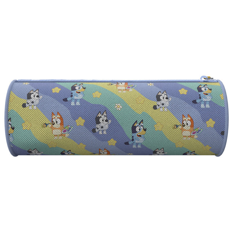 Portatodo cilíndrico Light Waves de Bluey con personajes y ondas de colores - 2