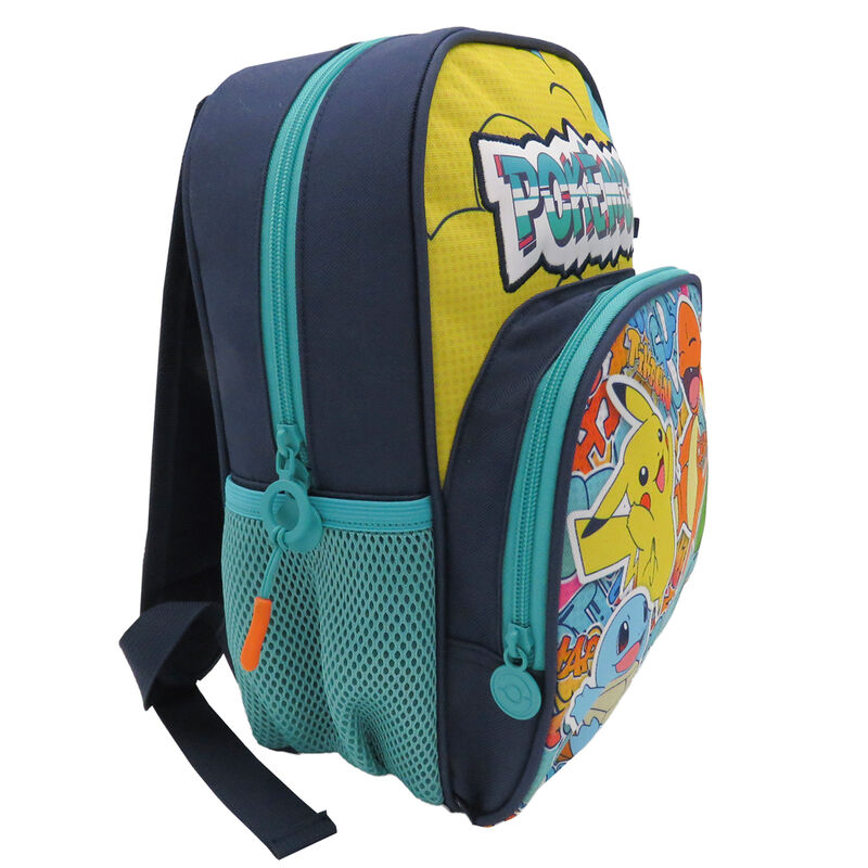 Mochila Pokémon Urban Colors con Pikachu, Charmander, Squirtle y Bulbasaur - 3