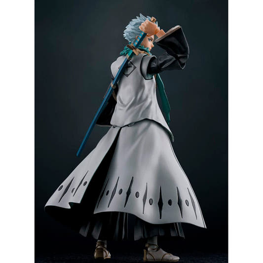 Figura articulada S.H.Figuarts de Tōshirō Hitsugaya con abrigo gris y bufanda turquesa - 4