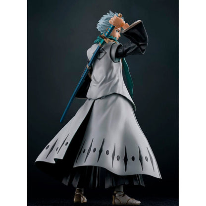 Figura articulada S.H.Figuarts de Tōshirō Hitsugaya con abrigo gris y bufanda turquesa - 4