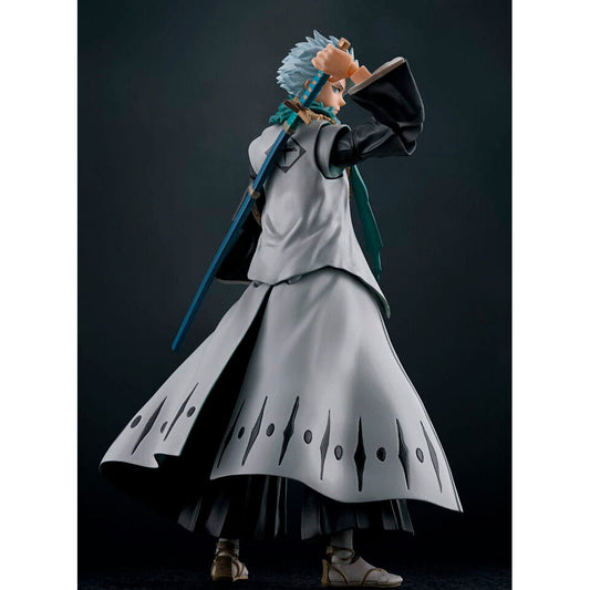 Figura articulada S.H.Figuarts de Tōshirō Hitsugaya con abrigo gris y bufanda turquesa - 4