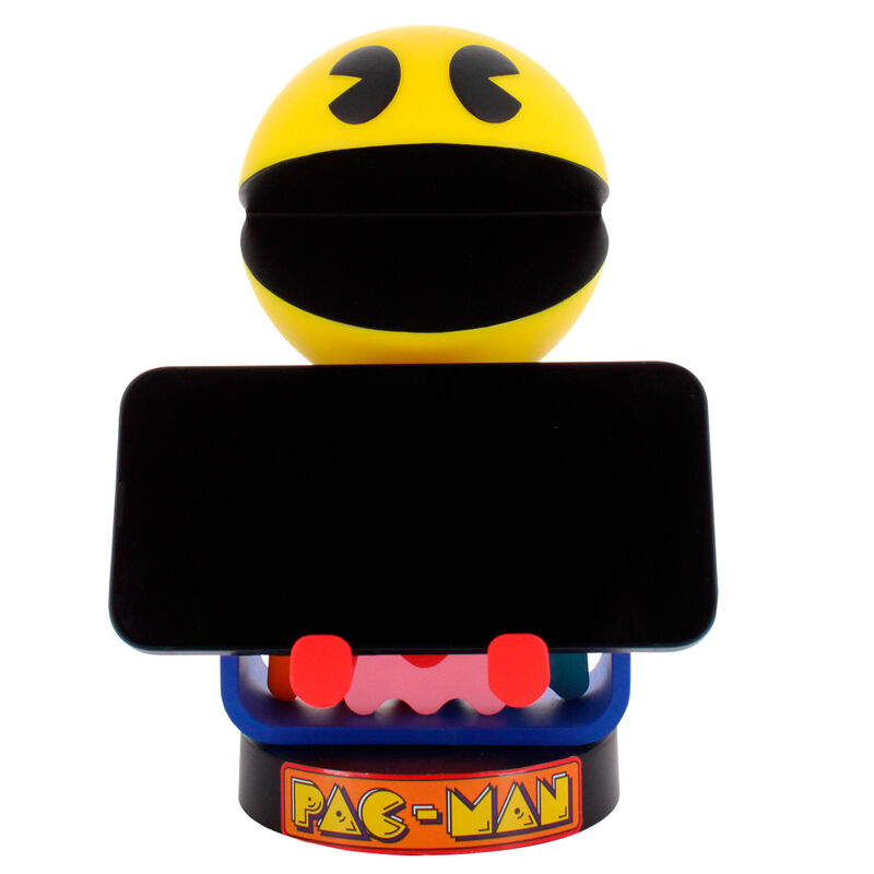 Soporte Cable Guy de Pac-Man amarillo con base azul - 8