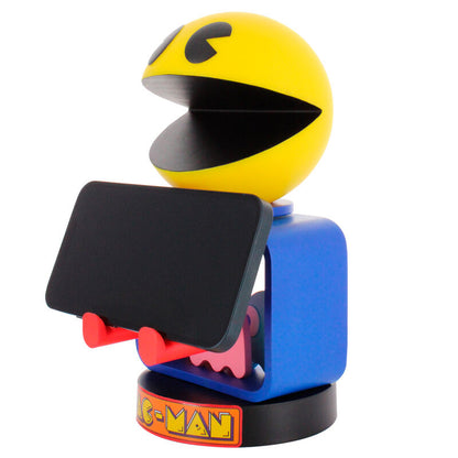Soporte Cable Guy de Pac-Man amarillo con base azul - 12
